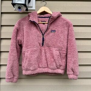 Patagonia Cozy Pink Fleece Kids Jacket, girl M